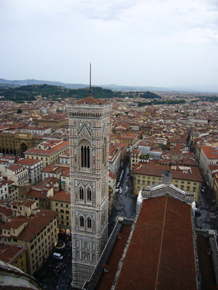 Vista dalla cupola del Brunnelleschi