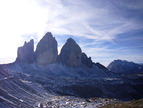Vista dal rifugio Locatelli