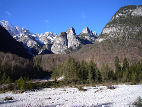 Veduta verso Cima Laste