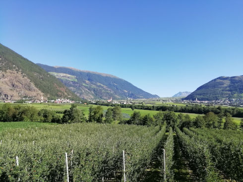 Veduta su passo Resia da Glorenza