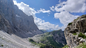 Si vede rifugio Tissi